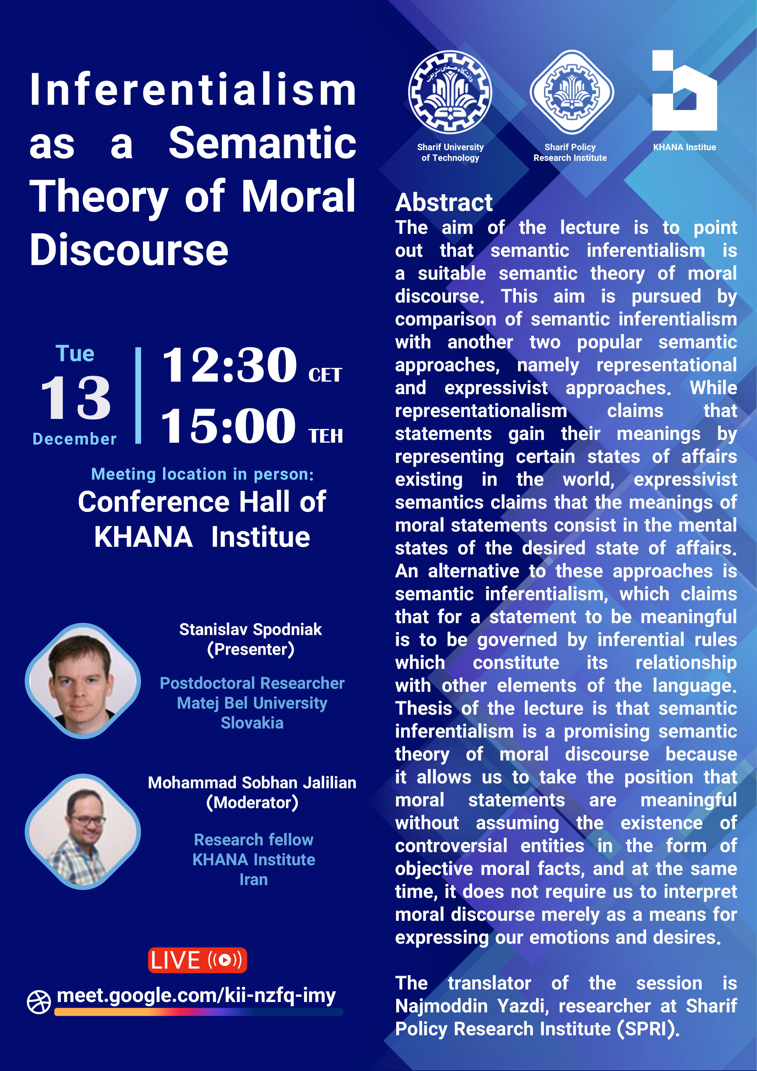 Inferentialism as a Semantic theory of Moral Discourse