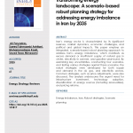 Transforming energy landscape: A scenario-based robust planning strategy for addressing energy imbalance in Iran by 2035