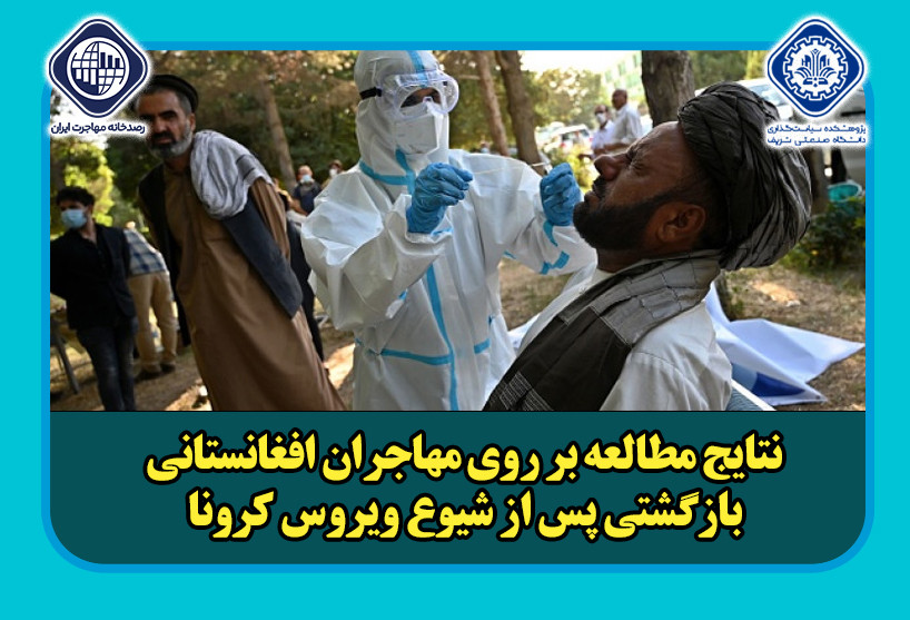  نتایج مطالعه بر روی مهاجران افغانستانی بازگشتی پس از شیوع ویروس کرونا